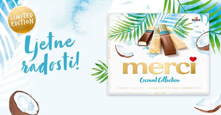 merci Coconut Collection – okusna zahvala, primerna tudi za poletje!